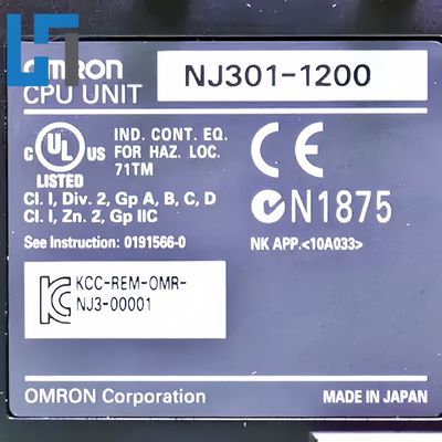 NJ301-1200 Omron New Original Plc Programming module Industrial Automation Controller